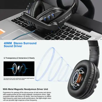 Mäng Kõrvaklapid Tugev Bass Peakomplekt Müra Tühistamises Kõrvaklapid Bluetooth-ühilduva Earbuds Jaoks PS4 Lüliti/Xbox Üks/PC/Telefon
