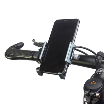 Universaalsed E Roller Bike Telefon Mount Seista Bracket Mootorratta Alumiiniumist Juhtraud Telefoni Omanik Häll 4,5 et 7inch Mobiiltelefon