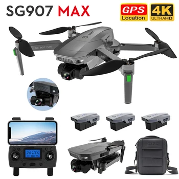 SG907MAX/ SG907PRO 4K GPS Undamine Koos Kaamera ja HD-3-Telg Gambal Harjadeta Quadcopter 5G WiFi 25mins Lend Helikopteriga PKSG906MAX