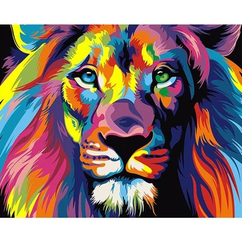 5D DIY Diamond Maali Loomade Lõvi Kass ristpistes Kit Täis Puurida Tikandid Mosaiik Art Pilt Kive Home Decor Kingitus
