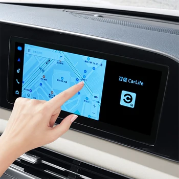 Näiteks Hyundai Palisade 2019-2021 Car Styling Armatuurlaua GPS Navigation Ekraani Klaas kaitsekile Kleebis Interjööri Kleebis Film