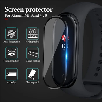 3D Ekraan Kaitsja jaoks Xiaomi MI band 4 5 6 film rihm Mi bänd Smart Watch Miband Täielik Pehme Ekraani Kaitsva miband 4 5 6 Filmi