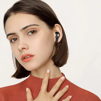 TWS Earbuds Bluetooth-ühilduva 5.1 In-ear Wireless Touch Bass Kõrvaklapid Hifi Stereo Muusika Helitugevuse reguleerimine 4 peakomplekt Mic