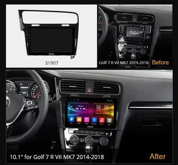 IPS Android 10 6+128G Carplay 360 Kaamera Volkswagen Golf-2018 Raadio Multimeedia Mängija magnetofon Video, GPS juhtseade