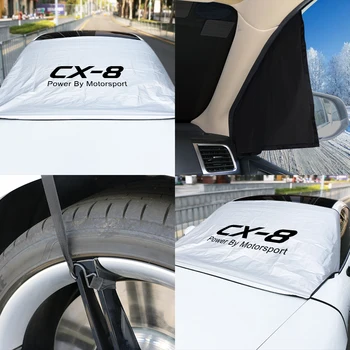 Auto Sun Tooni Hõlmab Esiklaas Päikesevarjud Eest, Mazda BT50 3 6 CX5 Demio Premacy MX5 CX8 CX9 Auto Akna Ees Visiirid Tarvikud