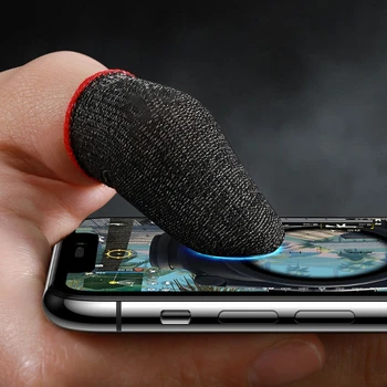 Puutetundlik pöidla varruka mobiiltelefoni mängu finger cot Non-slip Anti-higi Mängude Sõrme kate fingerstall