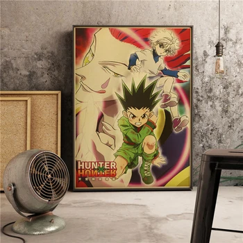 Retro Anime Hunter x Hunter Armas Lõuendile Maali Plakatid, Prindid Seina Art Pilte elutuba Kodus Seina Kaunistamiseks Cuadros
