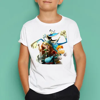 Poisid/Tüdrukud Rayman Legends Mood Lühikese Varrukaga T-Särk Aktiivne Laste 