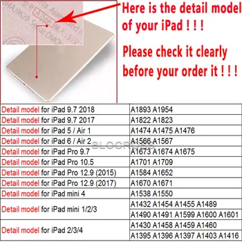 Case for iPad on 9,7 tolline 2018 2017/ iPad Air 2 Juhul, 360 Kraadi Pöörlev Seista Cover Apple iPad 9.7