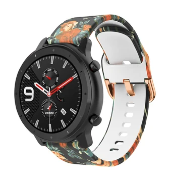 Silikoonist rihm Au Magic Vaadata 2 42mm 46 mm Watchband Käevõru Sport Smart watch Asendamine Rihma Huawei GT GT2 Rihm