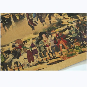 70.5x50cm Ninja Kõik sümbolid Kogumise Vintage Anime Plakat, Tuba Decor Kleebised Cartoon Seina Art Jõupaber Seina Kleebised