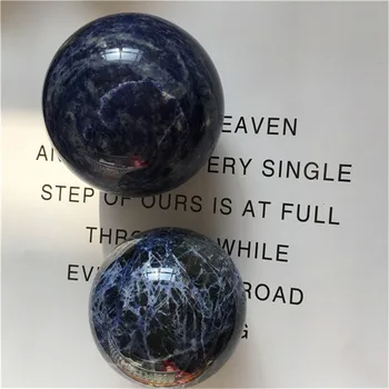 Wholesale Natural Polished Quartz Ball Sodalite Healing Crystal Ball Home Decoration
