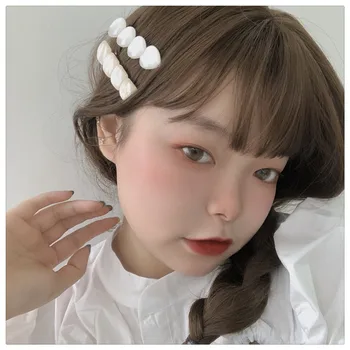 1TK korea Naised, Tüdrukud, Juuksed Klippe Barrettes Armas Süda Geomeetriline Simulatsiooni Opaal Hairgrips Juuste Aksessuaarid, Ehted 2021 Uus