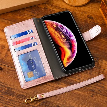 Luksus Flip case For Xiaomi POCO M2 M3 F1 X2 F2 F3 luuk-kaardi Pesa Rahakott Pocophone X3 PRO NFC nahast Äri Coque