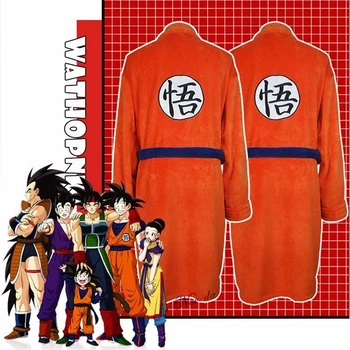 Täiskasvanud Anime Hommikumantel Cosplay Son Goku Kostüüm Mees Naiste Vann Rüü Sleepwear Palus Rüü Naiste, Meeste Pidžaamad Peace