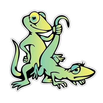 Sisalik Gecko Sugu Täiskasvanud Naljakas Auto Kleebis Veekindel Vinüül Kleebis Kate Nullist Decal jaoks Kaitseraua Aknas JDM,12cm*10cm