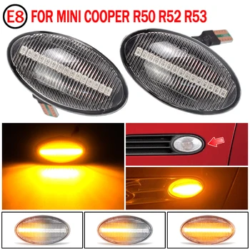 2x Voolab Pool Repeater Lamp Dünaamilise LED-pidurituled Kerge vigu, Paneel Lamp BMW MINI Cooper R50, R52, R53 2002-2008