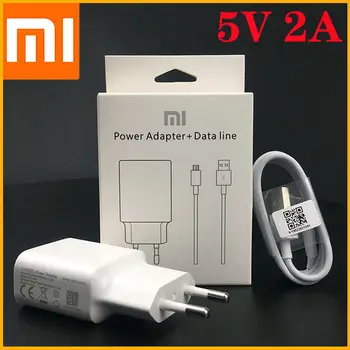 Originaal Laadija XiaoMi Redmi 6 Pro EU Laadija Power Adapter 5V/2A Laadija Micro USB 2A Kaabel Redmi 6A 7A Mi A2 Lahja SEGU 4