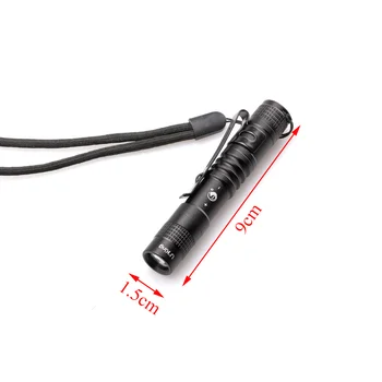 U'King Mini Portable LED Taskulamp 1 Lülitage Režiim led Pen Tuli Hambaarsti ja Telkimine Hiki 1*AA /AAA Aku