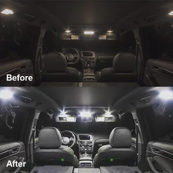 Eest Dacia Duster 1 2 2010-2019 2020 Sõiduki Canbus LED Interjööri Kaart Dome Sise-Kerge numbrimärk Lamp Kit Car Accessories