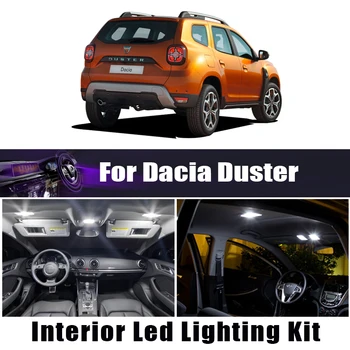 Eest Dacia Duster 1 2 2010-2019 2020 Sõiduki Canbus LED Interjööri Kaart Dome Sise-Kerge numbrimärk Lamp Kit Car Accessories