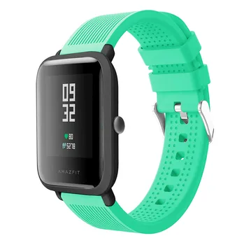 20mm Silikoon Kella Rihma Xiaomi Huami Amazfit Piiripunkti NATUKE TEMPOT Lite Noorte smart Watchband sport Käevõru wriststrap veekindel