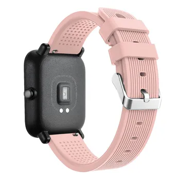 20mm Silikoon Kella Rihma Xiaomi Huami Amazfit Piiripunkti NATUKE TEMPOT Lite Noorte smart Watchband sport Käevõru wriststrap veekindel