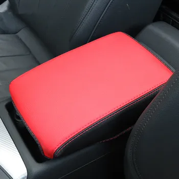 Auto Konsooli Taga Kast Kaitsta Kate Nahast Ümbris Audi A4 (B9 2017-19 Kesk Käsipuu Kasti Kabuur Anti-määrdunud Set Decor