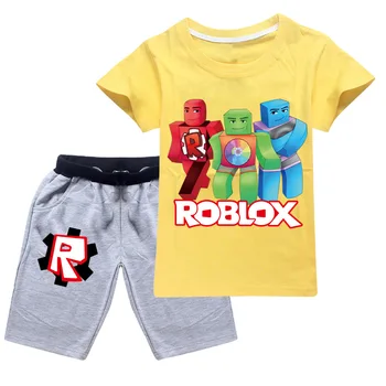 Väikelapse Poiss Robloxing Anime Pilte Riided 2tk Komplekt Lapsed Boutique T-särk + Lühikesed Püksid Riided Tüdrukutele Boutique Varustus, Komplekti