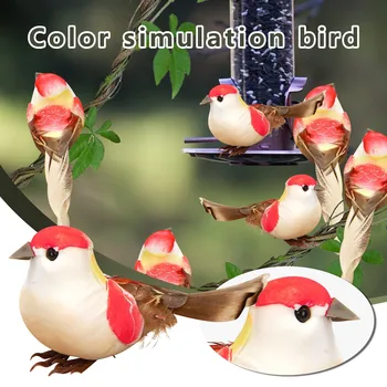Lind Decor Õie Decor Troopiline Decor Võltsitud Linnud Troopilisi Linde 6pcsr Aed Õue Kaunistamiseks Bird Feeder Outdoor Indoor lemmikloomad