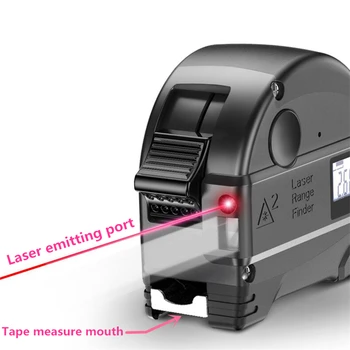 Infrapuna laser range finder / suure täpsusega mõõdulint / mõõtevahendi / lindi laadimine