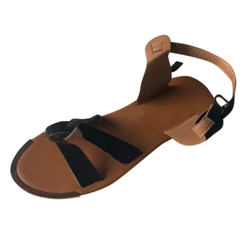 SAGACE sandaalid Naiste Suvised Vabaaja Ring Varba Lukk Risti Rihm Korter Värviga Beach Gladiaator Sandaalid Non-slip Flip flop