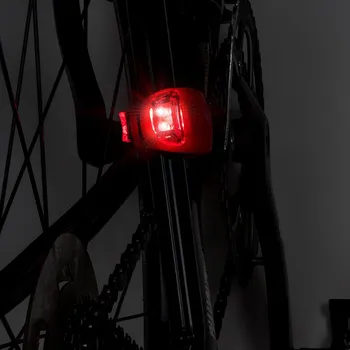 4tk LED Silikoon Mountain Bike Jalgratta Esi-Taga Tuled Lükake Tsükli Clip Light Sobib igat Tüüpi Jalgrattaga Cr2032 Patareid