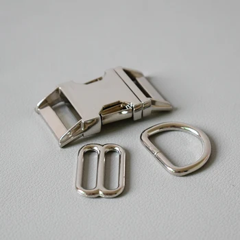 50 Ülikond （Metallist Lukk+8 Lukk+D Ring Määratud) Korrigeerimine DIY Tarvikud Kvaliteetne Kroomitud Metallist Tarvikud-Kiip