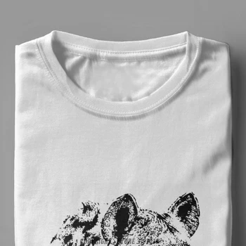 Meeste Kirju, Hüään Tshirt Loomade Aafrika Safari Kõrbes Karvased Premium Puuvill Streetwear Hull Camisa Tees T-Särk