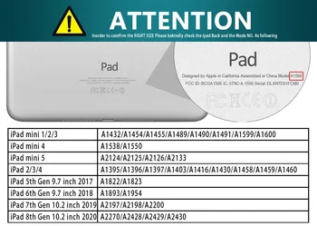 Apple IPad 5/6/7/8 /Mini 1/2/3/4/5 /Ipad 2/3/4 Flamingo Seeria Prindi Muster Tablett Juhul PU Nahk Seista Kate+Pliiats