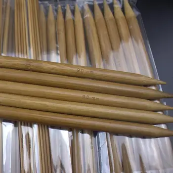 75pcs/set suka Bambusest heegelnõelad 15 Suurused 20cm Bambusest kudumisvardad Käsitöö Koo Vahendid Kampsun Koo Jutustama tööriistade Komplekt