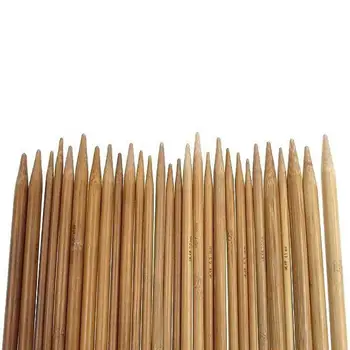 75pcs/set suka Bambusest heegelnõelad 15 Suurused 20cm Bambusest kudumisvardad Käsitöö Koo Vahendid Kampsun Koo Jutustama tööriistade Komplekt
