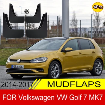 4TK Auto Muda Klapid Volkswagen VW Golf 7 Mk7 2013~2019 Mudguard Hea Splash Valvurid Fender Mudflaps Auto Tarvikud