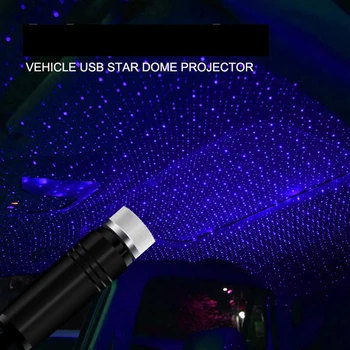 Portable LED USB-Projektor Star Light Auto Katuse Kodu Magamistuba Reguleeritav Atmosfääri Mõju Dekoratiivsed Öö Lamp