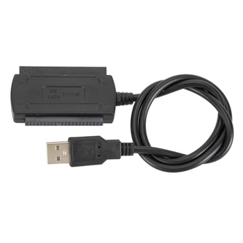 USB 2.0 SATA-PATA IDE 2.5 3.5 HDD SSD kõvaketas Adapter Transfer Cable Kit For 2.5 / 3.5 Tollise Kõvaketta UK/EU Pistik