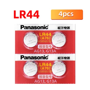 10TK/palju Originaal LR44 A76 1,5 V Alkaline Patareid AG13 SR1154 357 Nuppu Cell Aku 0%Hg eest kalkulaator