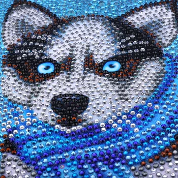 Uus Saabumist Loomade Husky 5D Diy Erilise Kujuga Teemant Maali Täis Puurida Kleebitud Diamond Tikandid Näputöö ristpistes