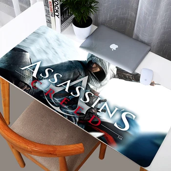 Assassin ' s Creed Suur Gaming Mouse Pad Sülearvuti Laud Matt Kummist Mitte Tõsta Mousepad Office Teenetemärgi Kodus Klaviatuuri Pad