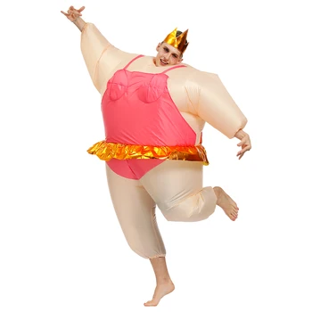 Tants Halloween Ballerina Täispuhutav Kostüümid, Naljakas Täispuhutav Kostüüm Kostüüm Tulemuslikkuse Kleidid Mees, Naine, Täiskasvanud Turb Ülikond