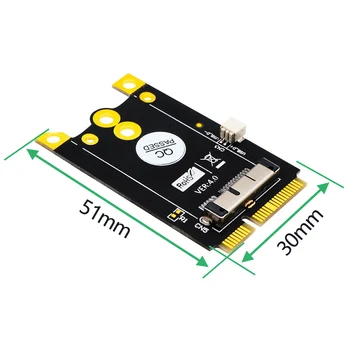 PCI-E 12+6 Pin WiFi Converter Juhatuse Wireless WLAN Kaardi Adapter Converter Module for Macbook Broadcom BCM94360CD BCM94331CD