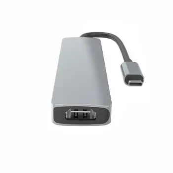 USB-C-Hub Multiport Adapter Type-c-Hdmi-ühilduva Docking Station 6 In1 Usb 3.0 Arvuti Office ' i Konverentsi Kodu
