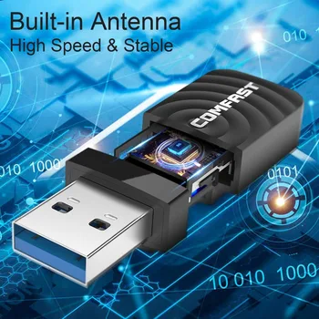 5G Wifi USB võrgukaart 1300Mbps ac Wi-fi-Adapter Dual Band 2.4 g+5g USB 3.0 Ethernet Wi Fi dongle Antenn Pehme AP ARVUTI Sülearvuti