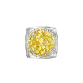 1box Küünte Kaunistamiseks klaashelmeste Segu Suurus Poolläbipaistev Aurora Ring Kivi Pärl Kive JewelryDIY Maniküüri-Tarvikud