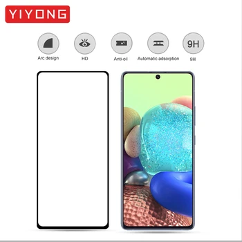 YIYONG 9D Täis Liimi Samsung Galaxy A72 A52 A12 A42 Karastatud Klaas Ekraani Kaitsekile Samsung A32 5G F62 M62 A02 A02S Klaas